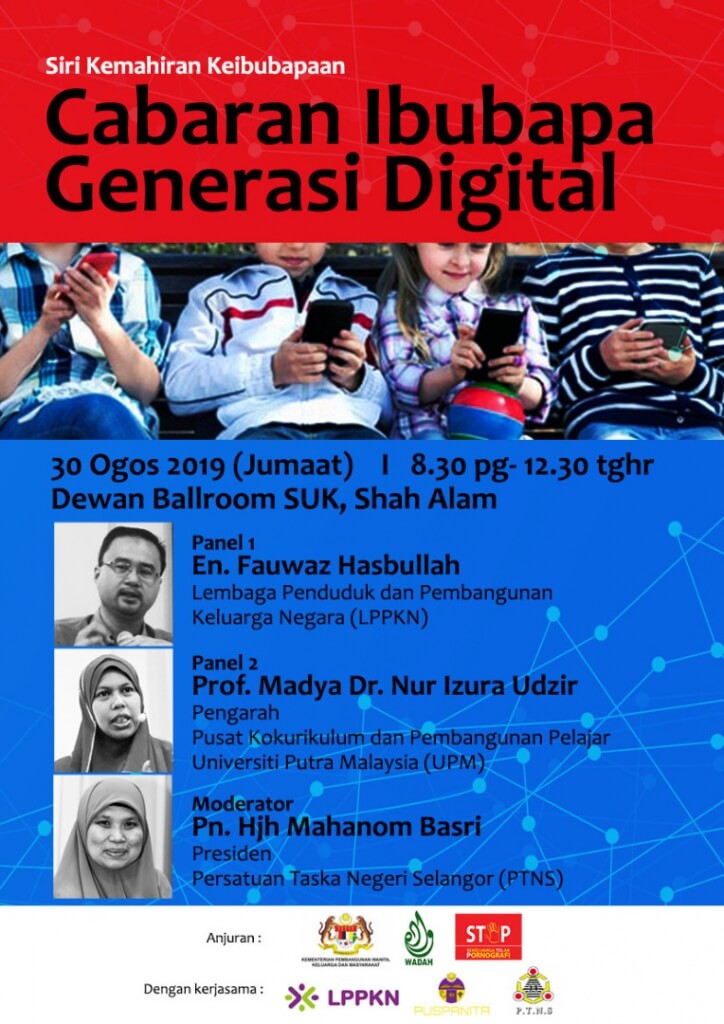 seminar cabaran ibubapa generasi digital 30 ogos 2019